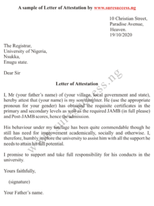 How to Write Letter of Attestation [See Samples]