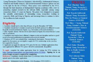 Nigerian Young Academy (NYA).