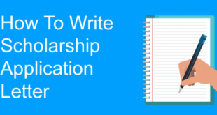 Scholarship Application Letter