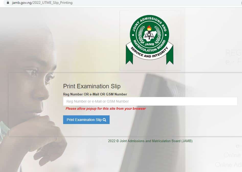 How to Reprint JAMB Slip for Exam Date & Center Venue – 2024