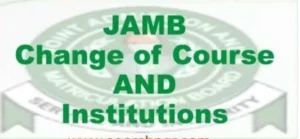 jamb change of course and institution