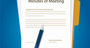 How to write the minutes of a meeting. examples, samples formats and templates