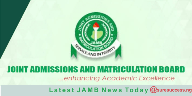 Latest JAMB News Today