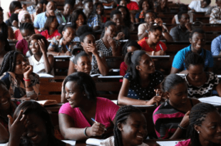 Students offering art courses in Nigeria