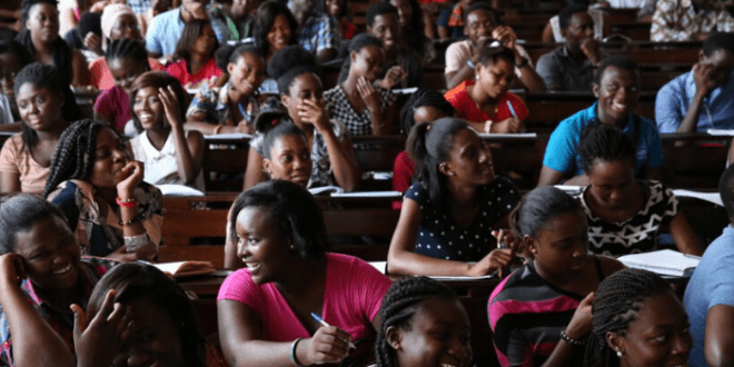 Students offering art courses in Nigeria