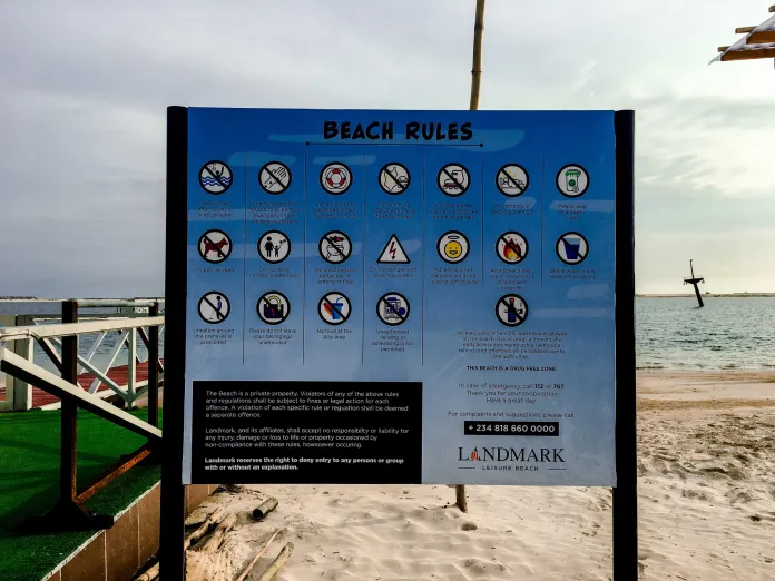 Landmark Beach Rules