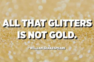 All that Glitters is not Gold
